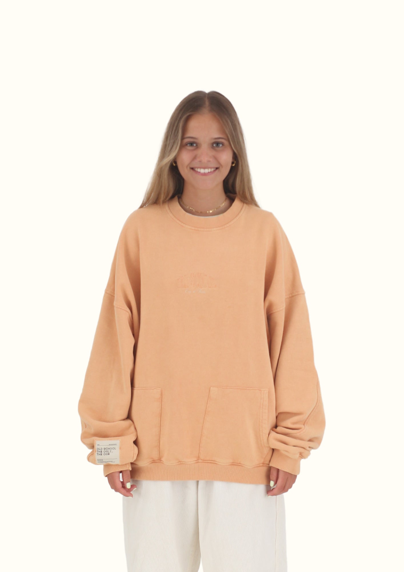 CREWNECK CARCASSONE OVERSIZE ORANGE PALETTE