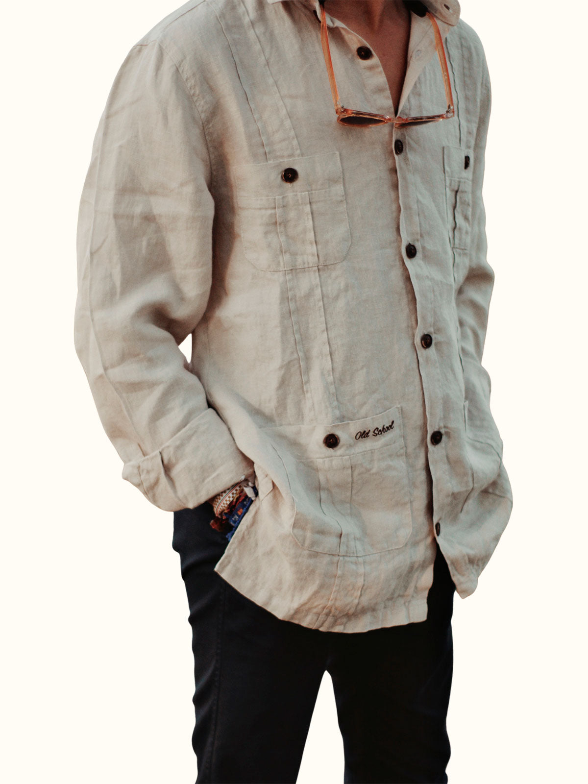 Camisa Guayabera Maracaibo beige