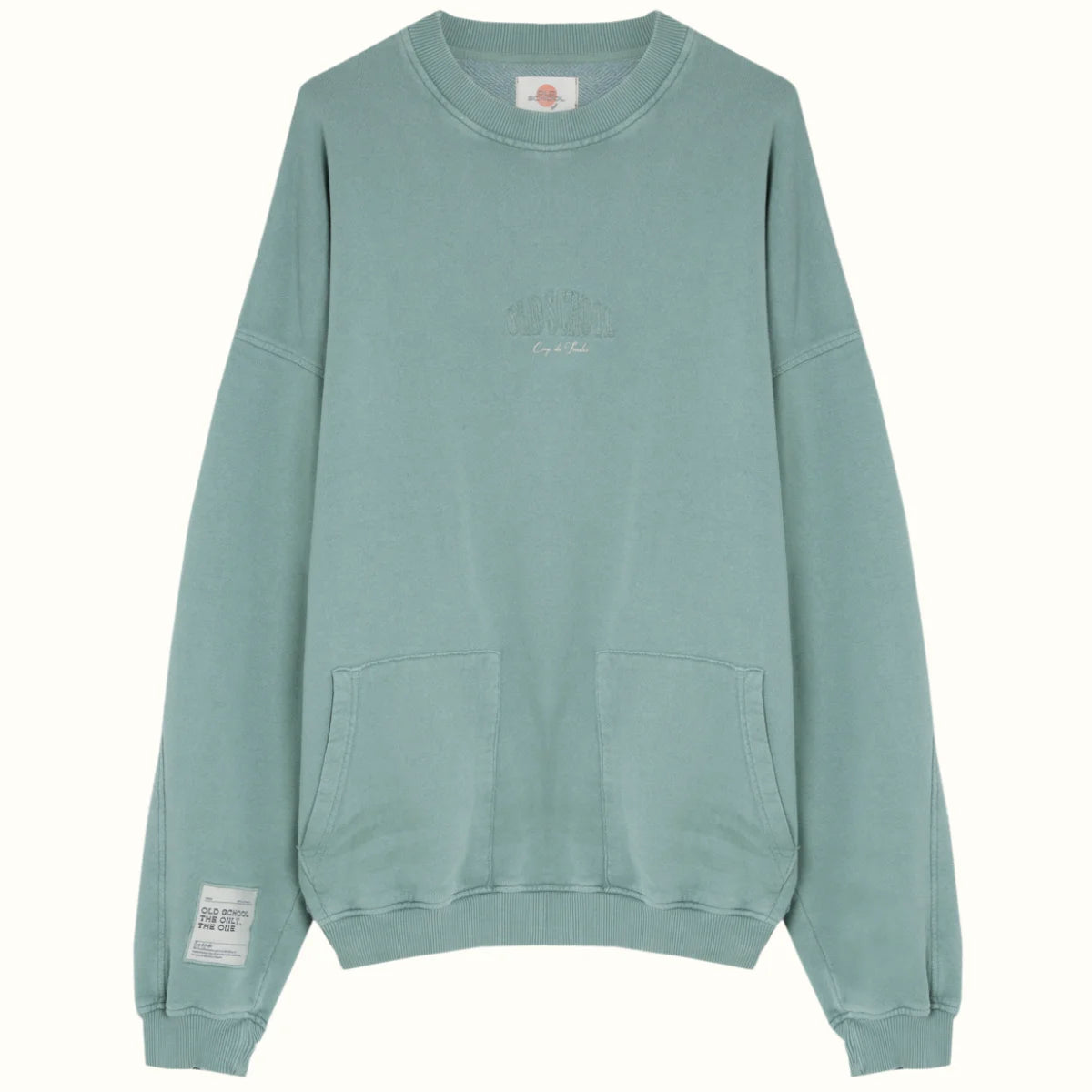 CREWNECK CHARLEVILLE OVERSIZE SAGE GREEN PALETTE
