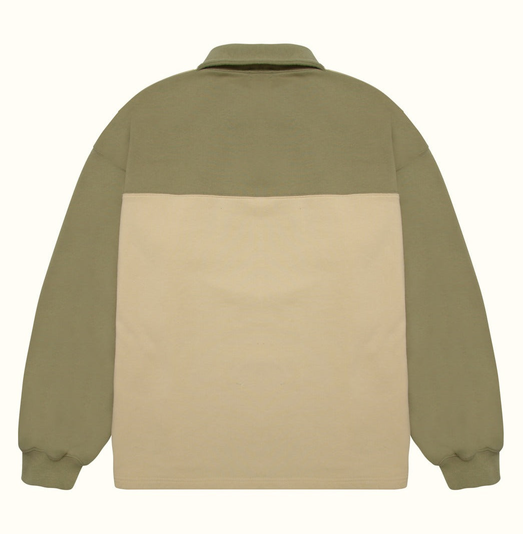 SUDAPO OVERSIZE BEIGE-GREEN