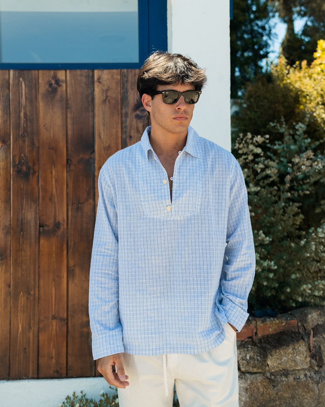 Camisa lino San Pietro