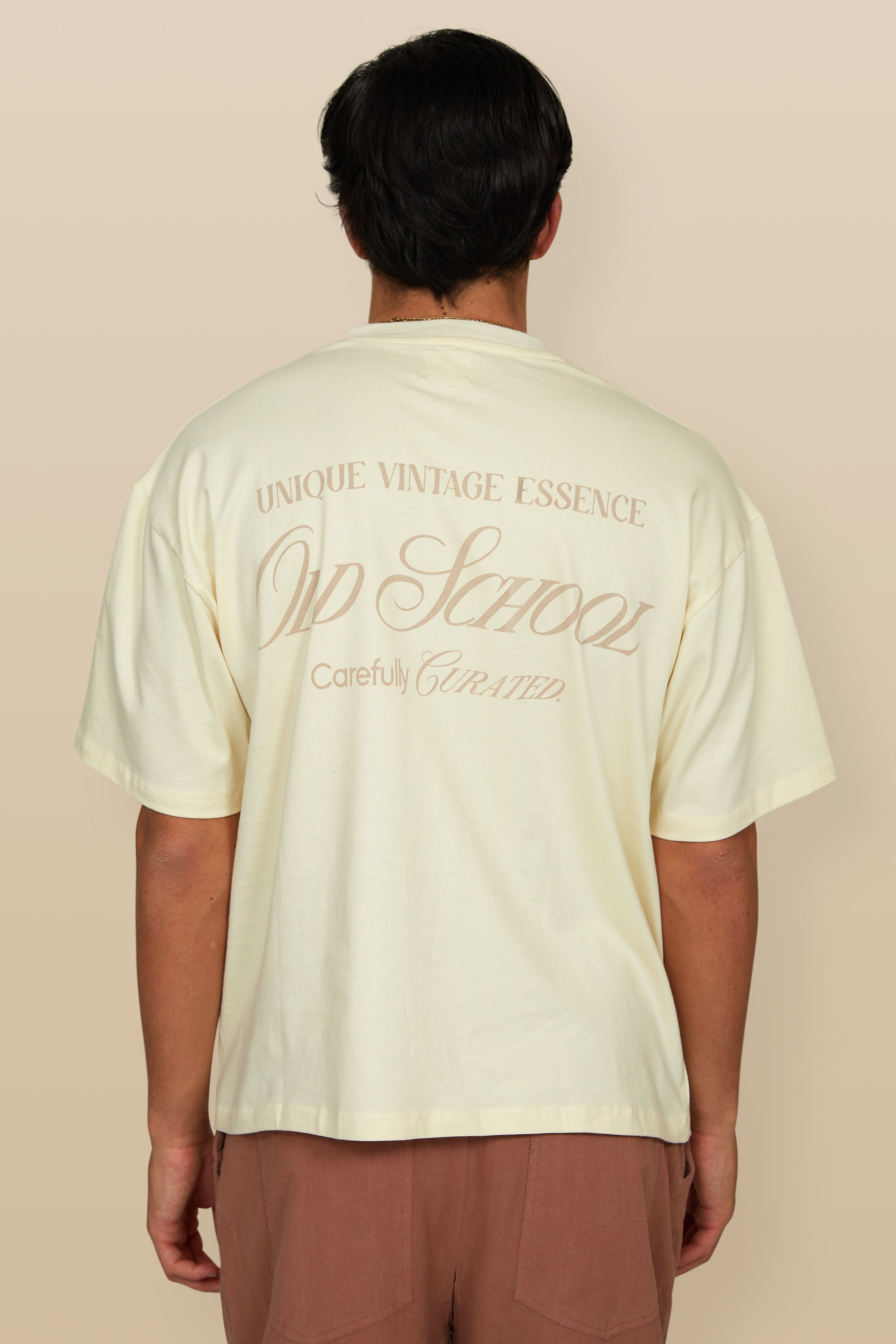 Camiseta Curated Beige