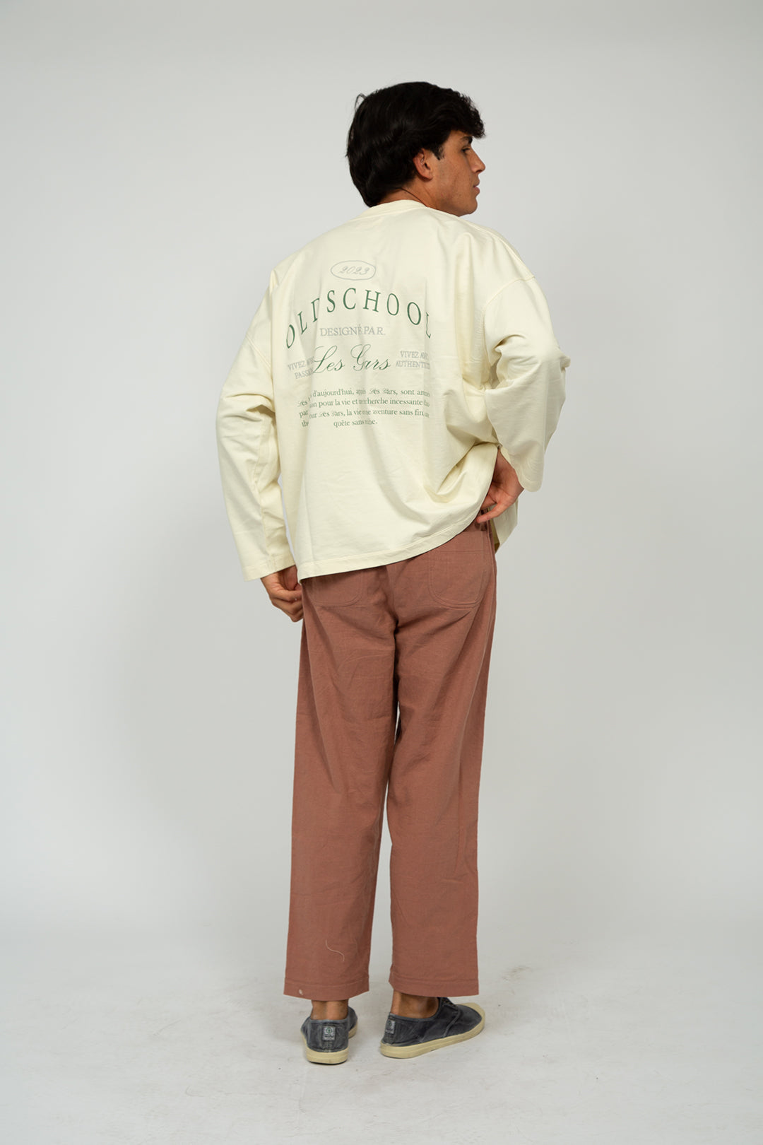 Linen boiler pants