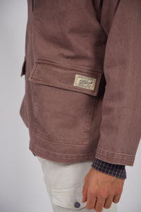 Chaqueta Denim Burdeos