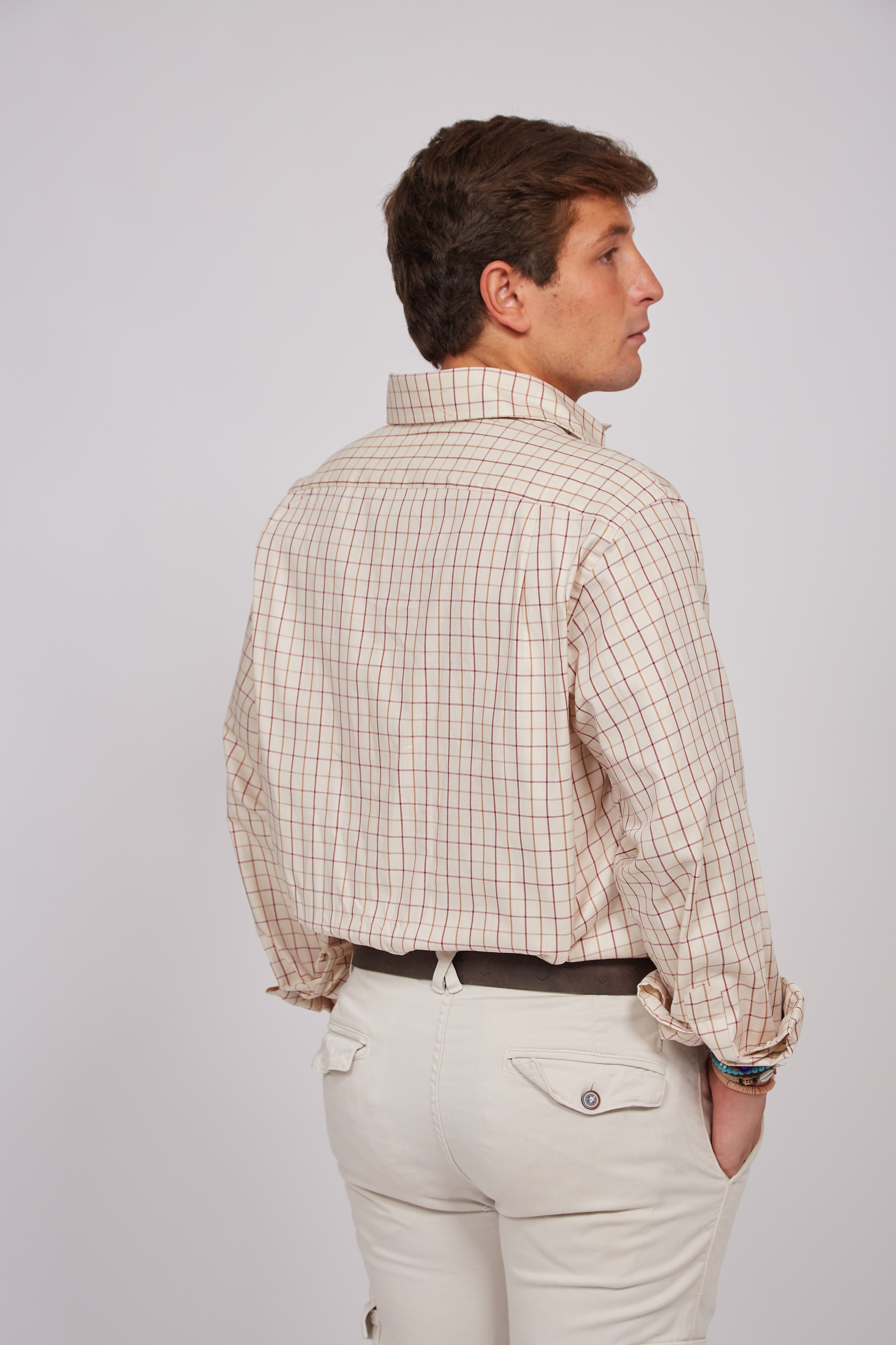 Camisa de Cuadros Oxford Wine