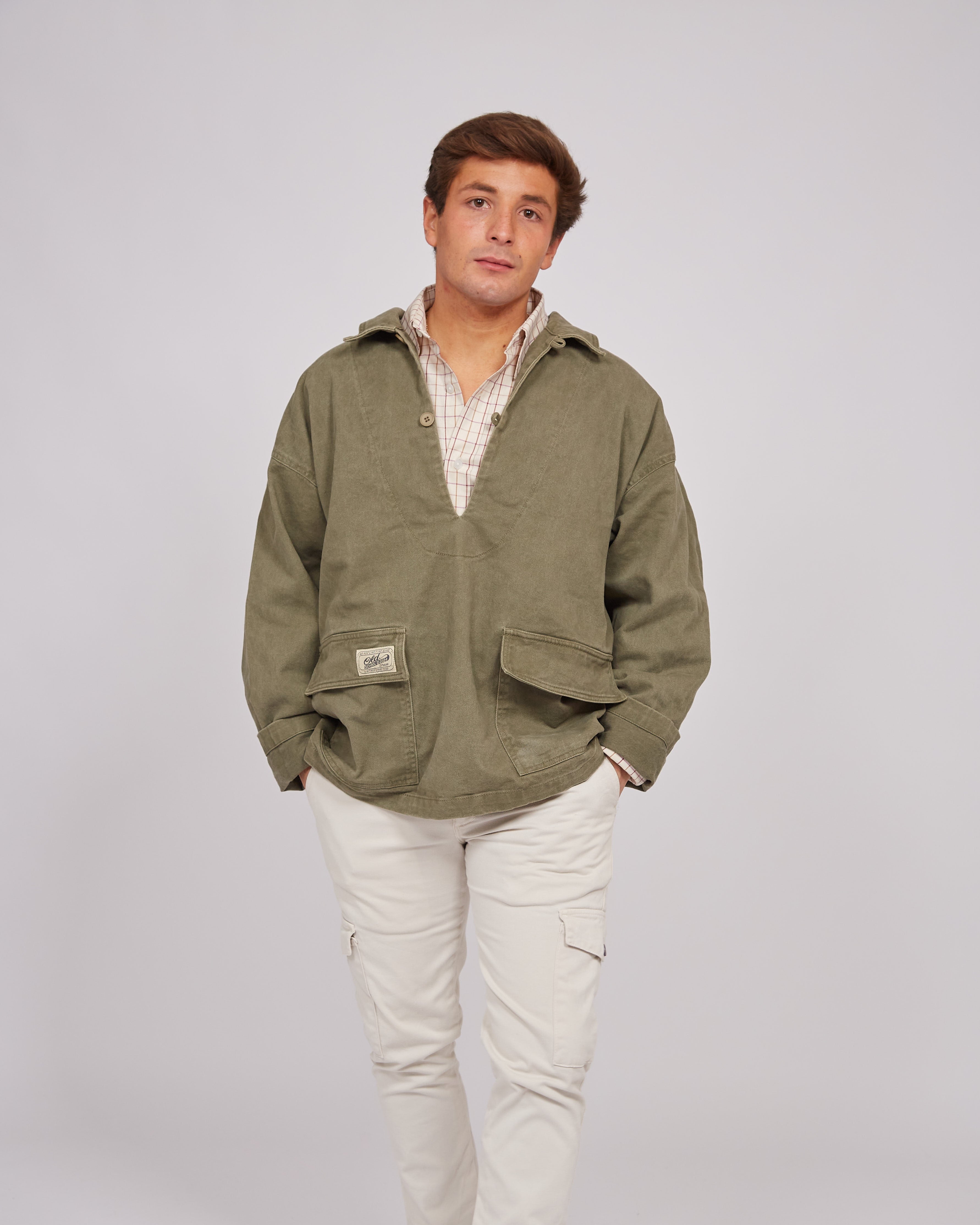 Chaqueta Denim Khaki