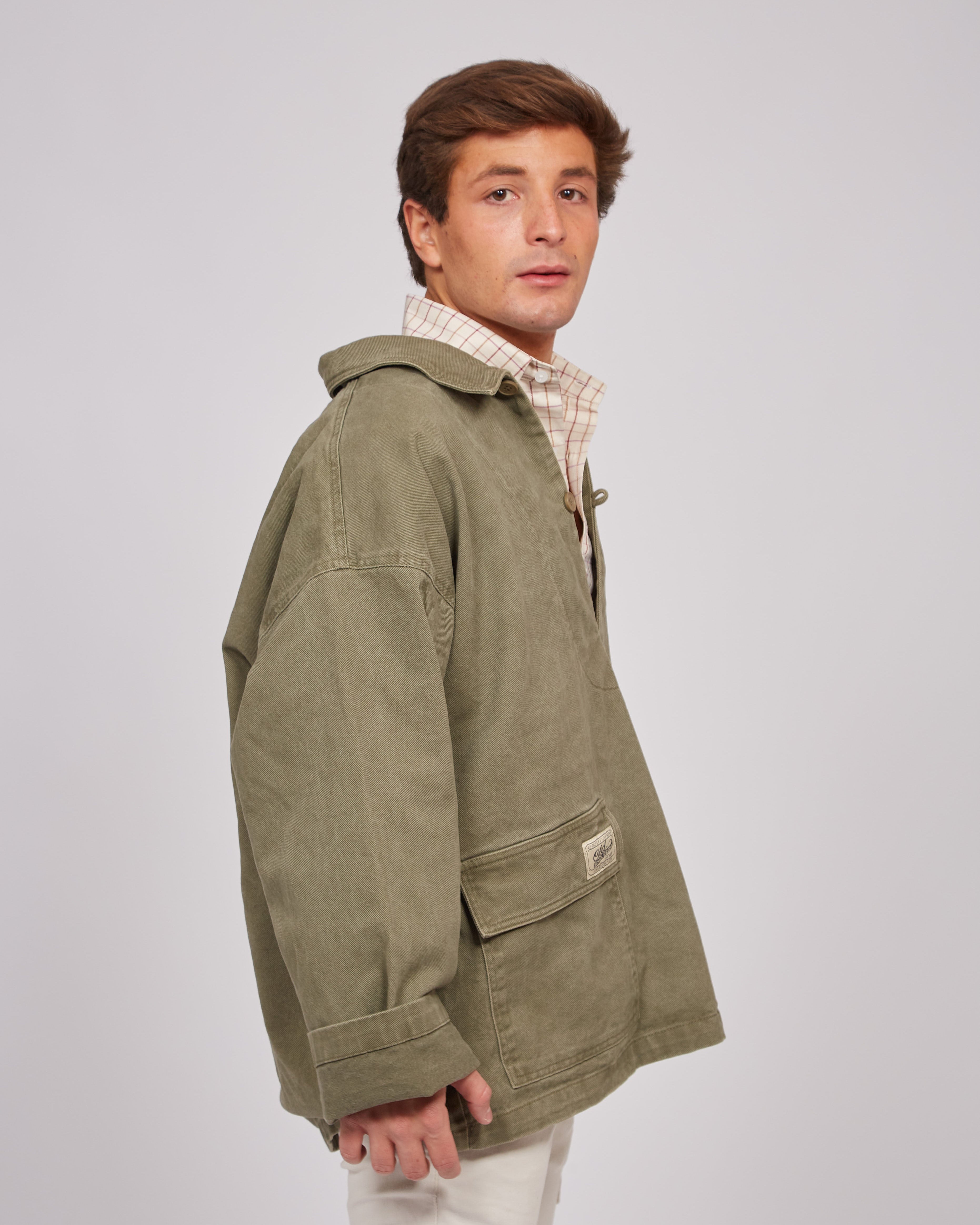 Chaqueta Denim Khaki