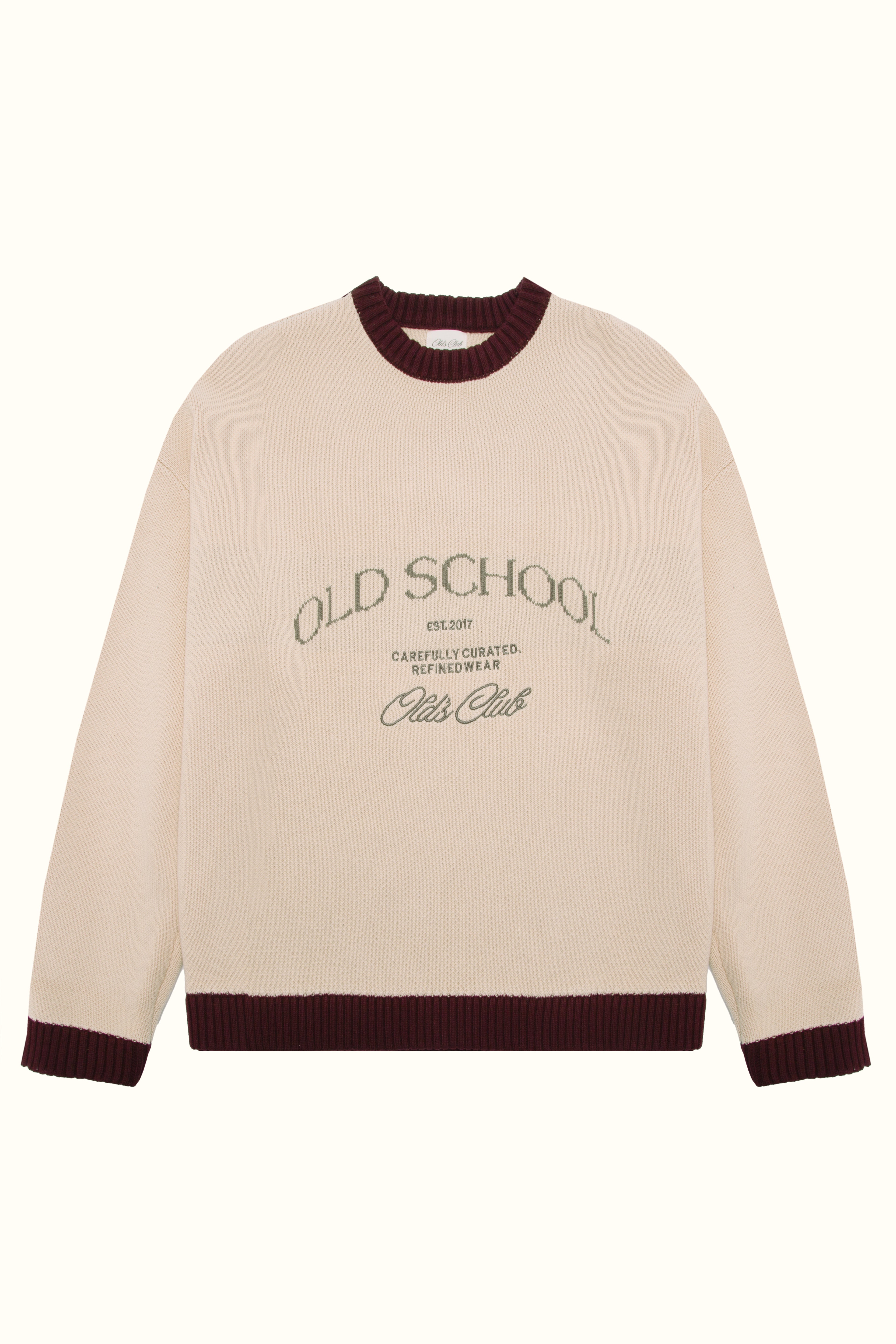 Jersey Beige/Vino Old's Club