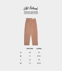 Pantalón de lino azul